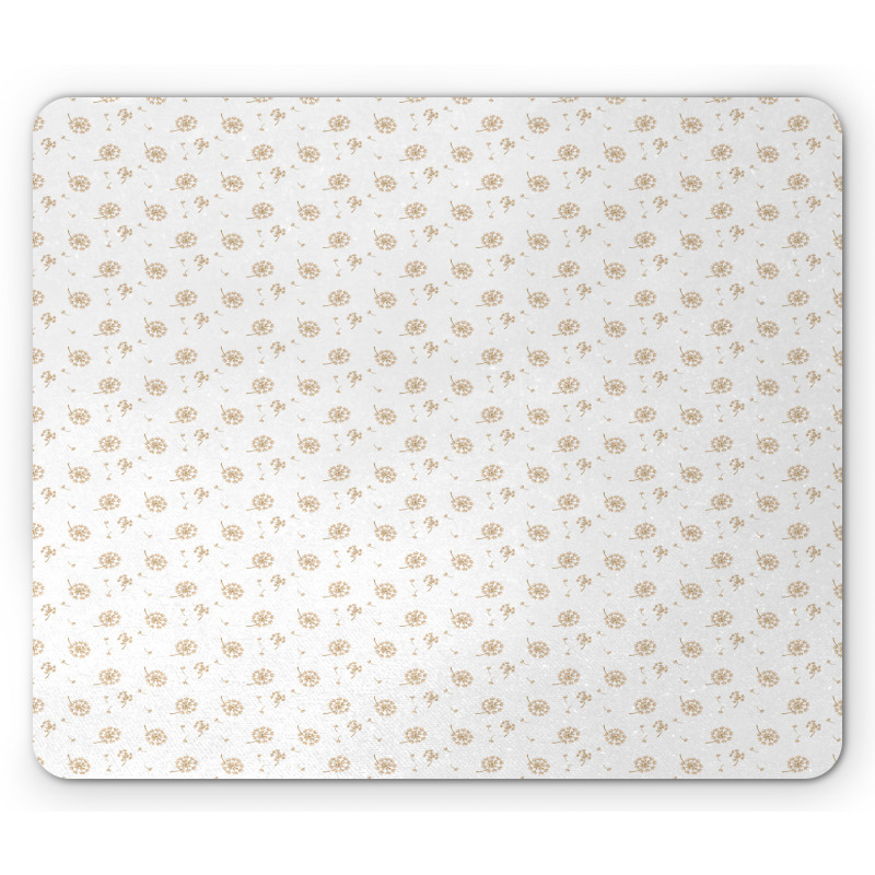 Floating Botanical Seeds Mouse Pad