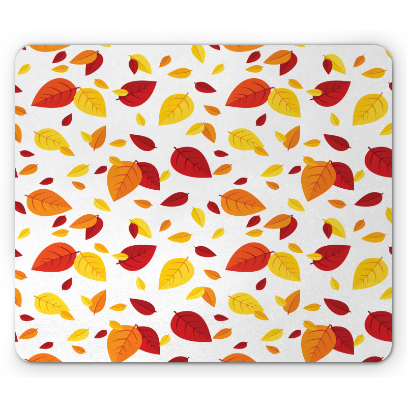 Seasonal Fall Leaves Mouse Pad