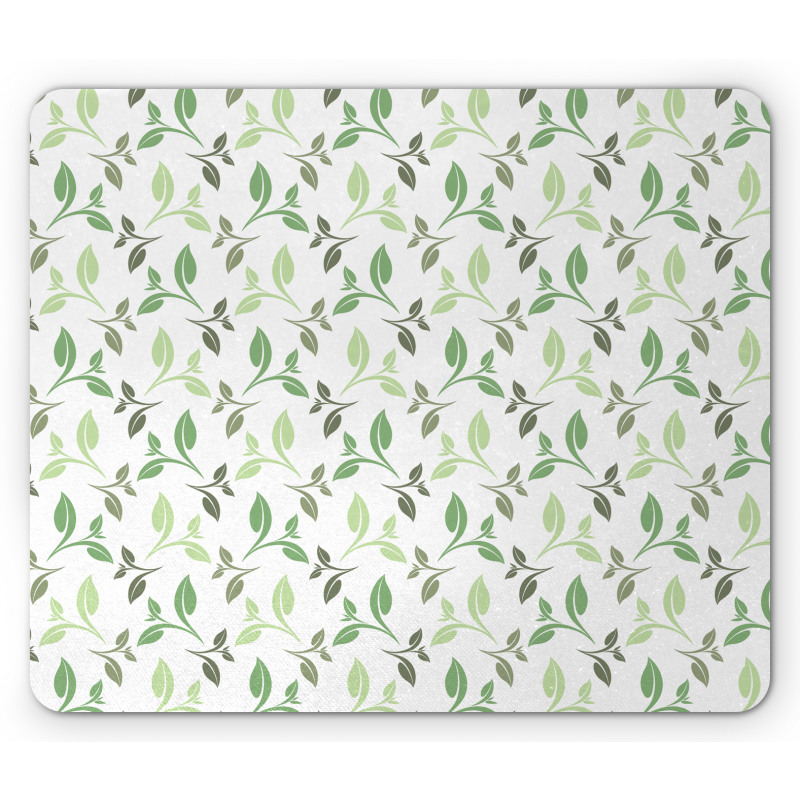 Tea Leaves Faded Colors Mouse Pad