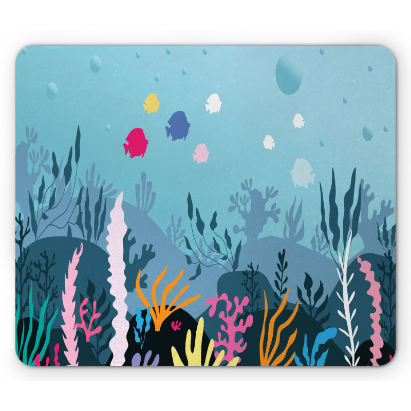 Seaweed Algae and Coral Mouse Pad