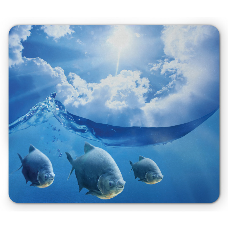 Fish Clouds and the Sun Mouse Pad