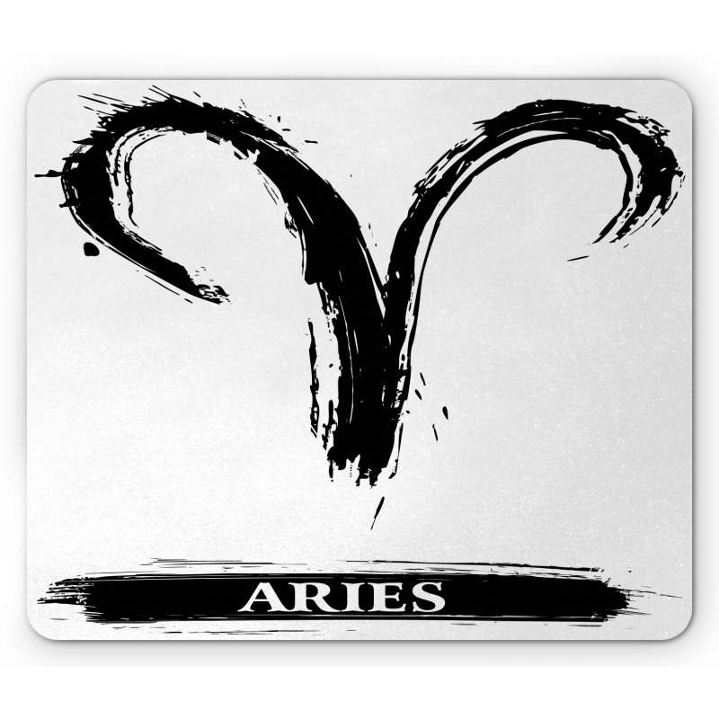 Aries Astrology Sign Mouse Pad