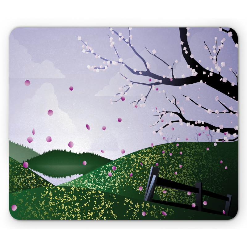 Spring Time Scene Mouse Pad