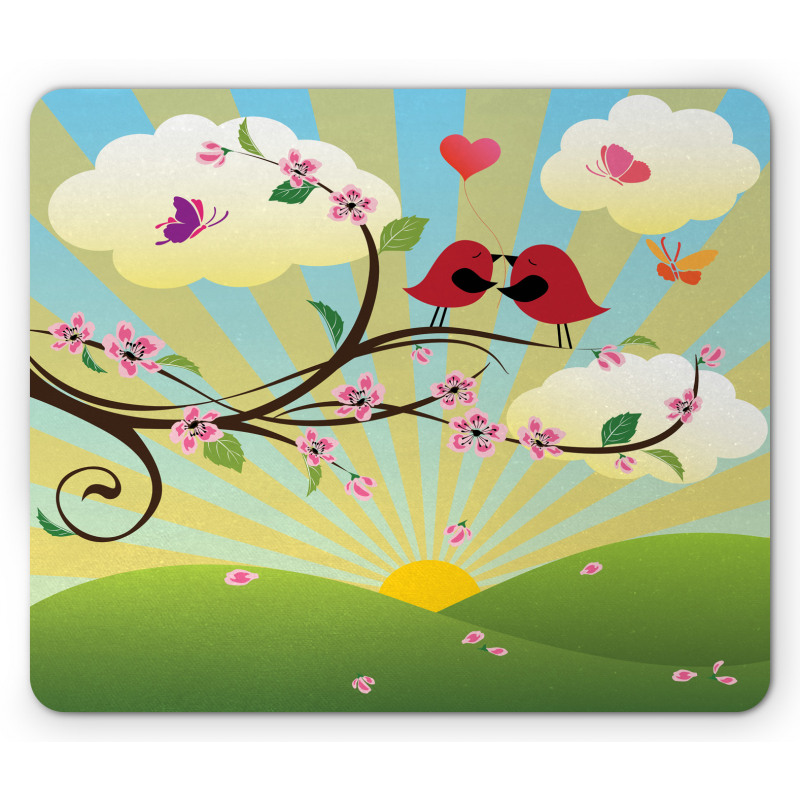 Birds on a Tree Mouse Pad