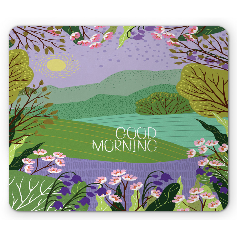 Morning Setting Mouse Pad