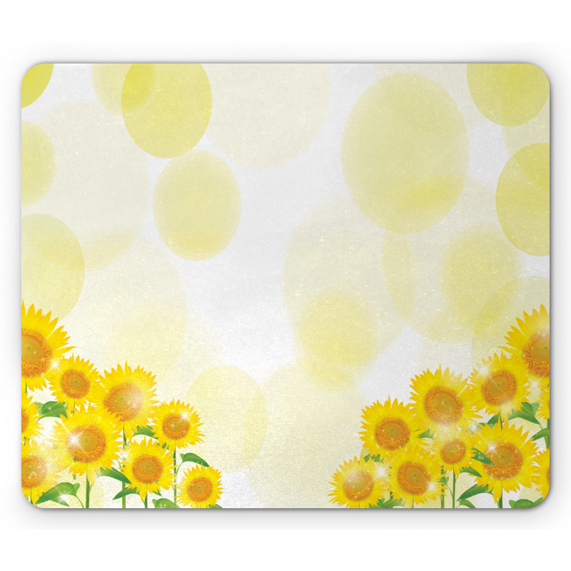 Sunflowers Blots Mouse Pad