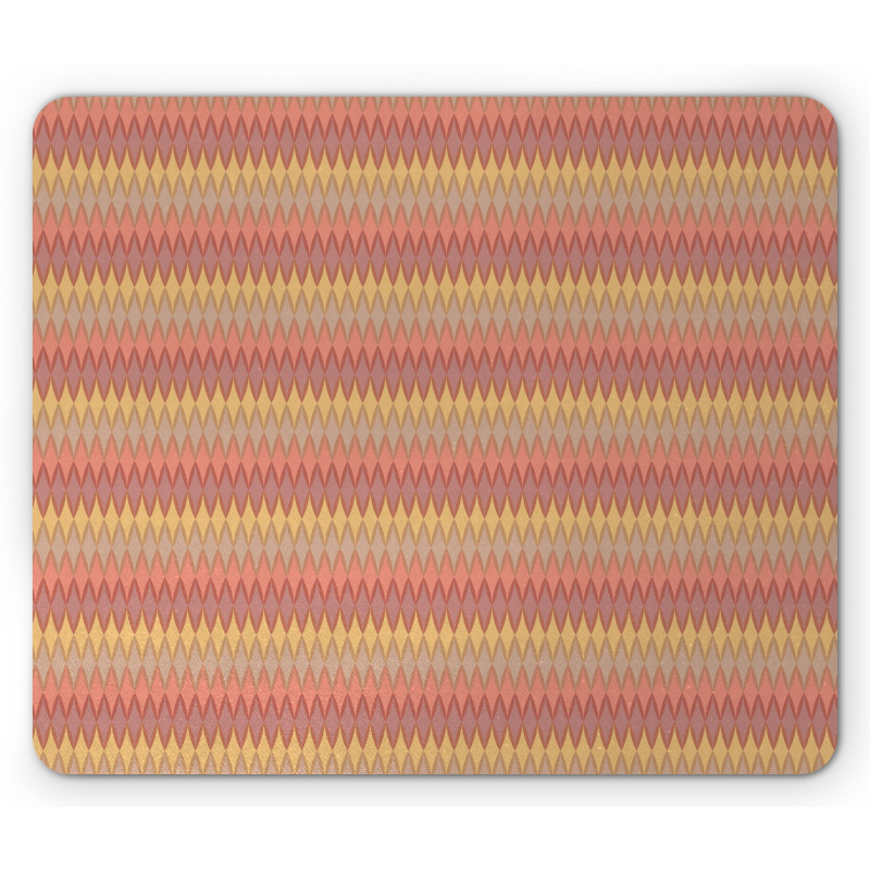 Abstract Autumn Shapes Mouse Pad