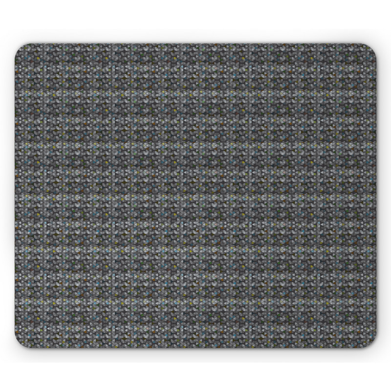 Mosaic Art Triangles Mouse Pad