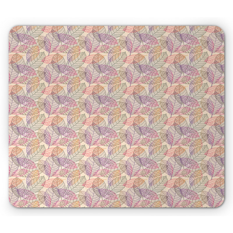 Romantic Fallen Leaves Mouse Pad