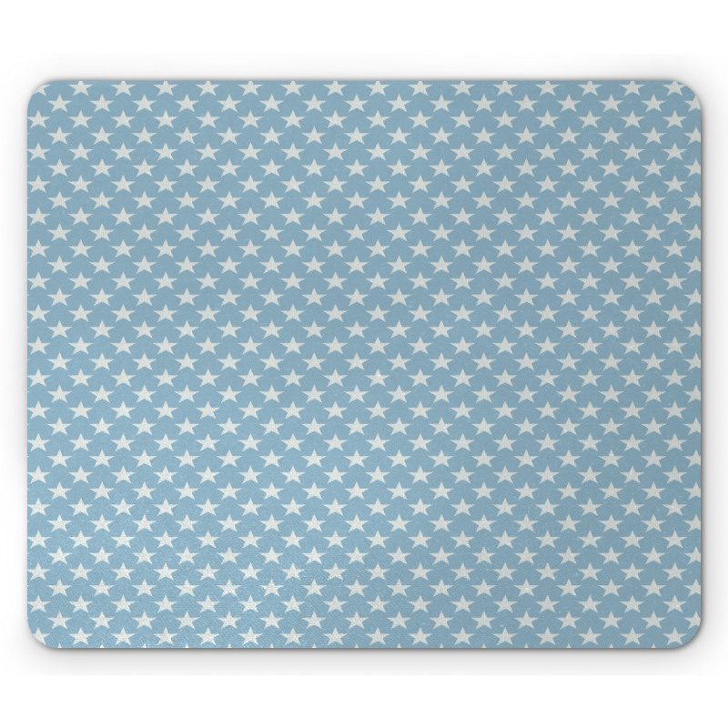 Simple Striped Stars Mouse Pad