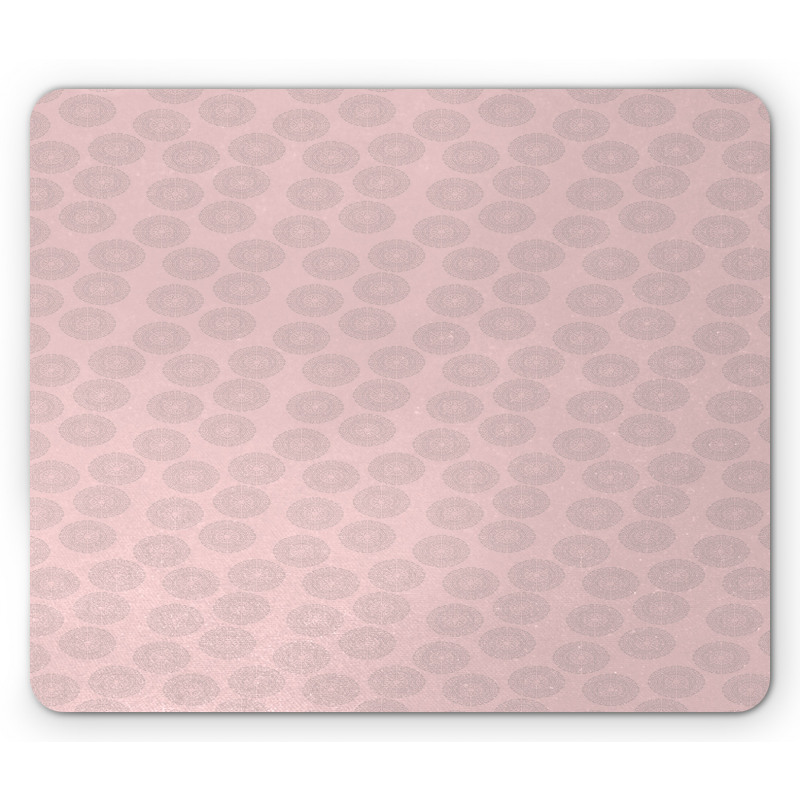 Vintage Boho Shapes Mouse Pad