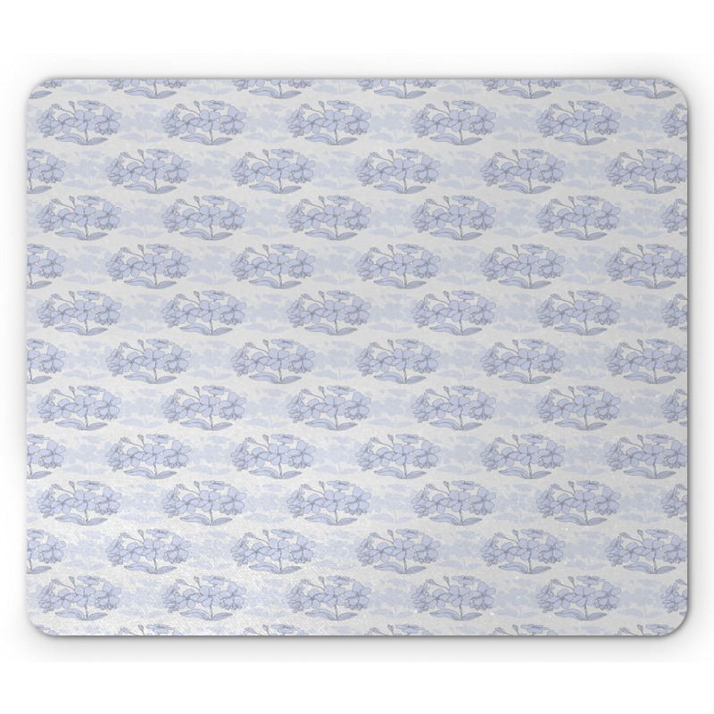 Doodle Flower Drawings Mouse Pad