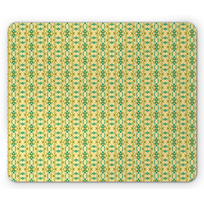 Whimsical Geometric Mouse Pad