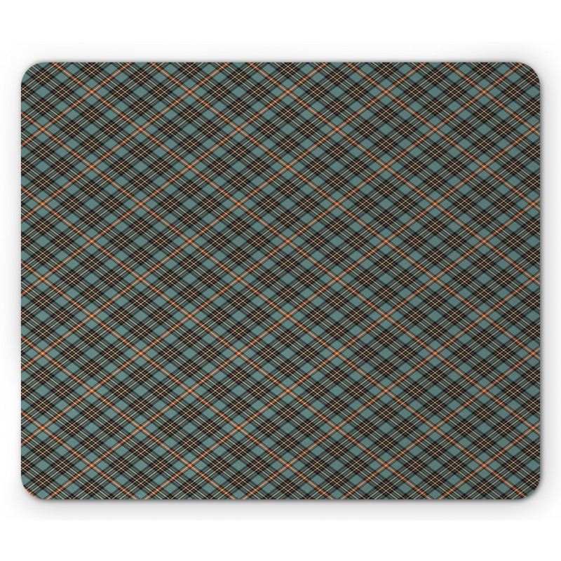 Classic Plaid Inspired Mouse Pad