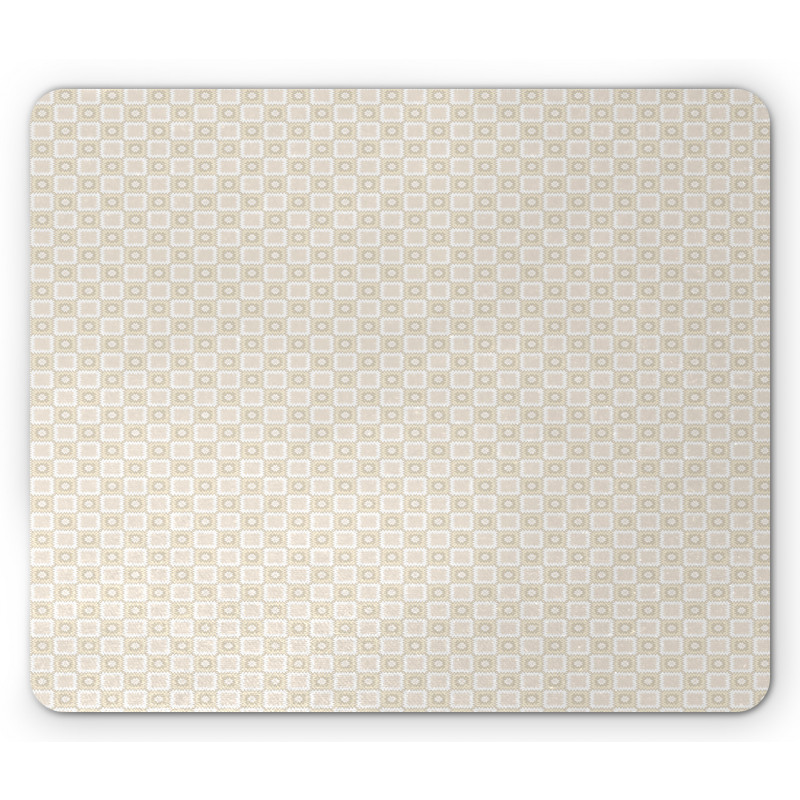 Soft Zigzag Squares Mouse Pad