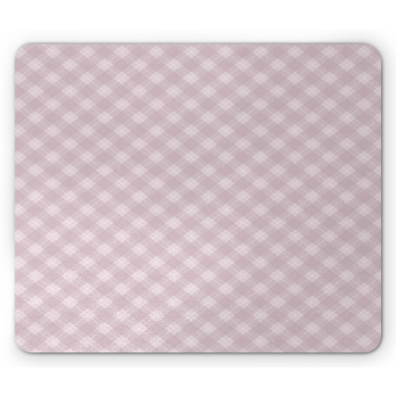 Plaid Squares Pattern Mouse Pad