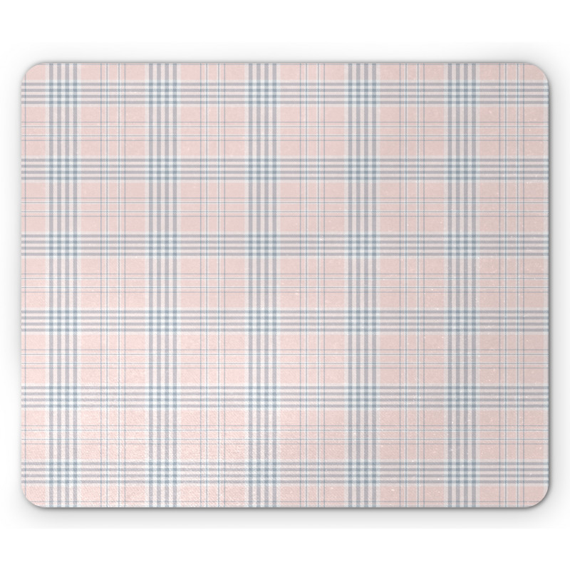 Simple Stripes Squares Mouse Pad