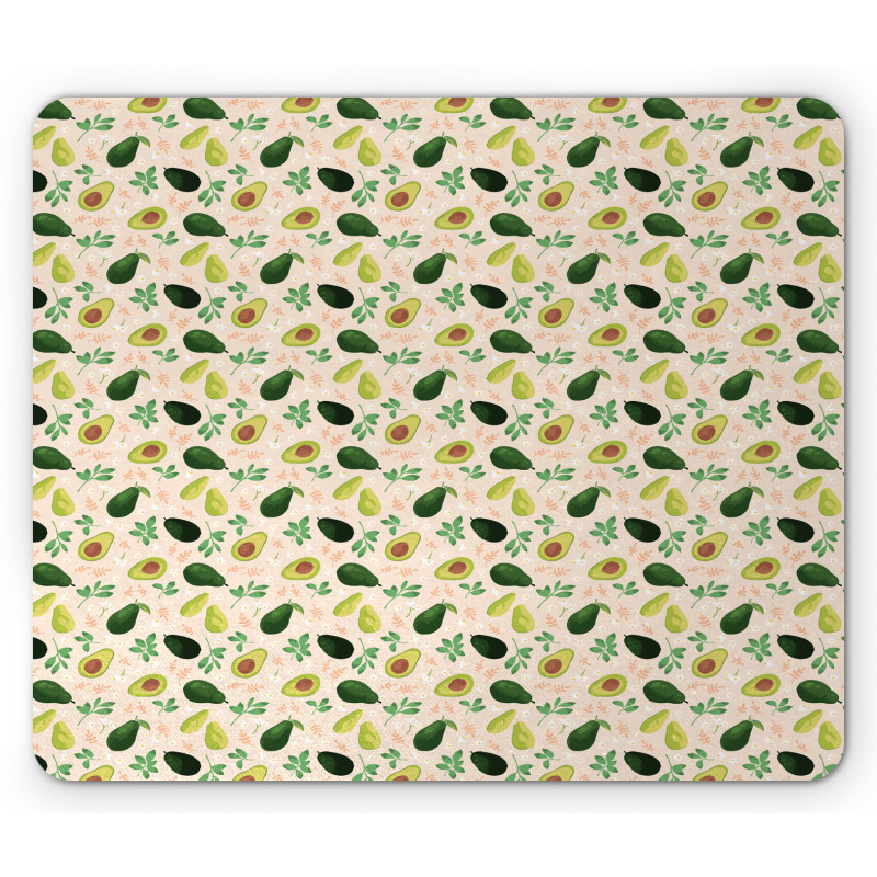 Seedy Whole Sliced Fruit Mouse Pad