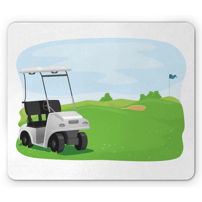 Car and Field Mouse Pad