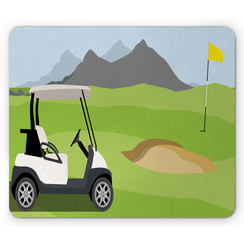 Cartoon Golf Club Mouse Pad