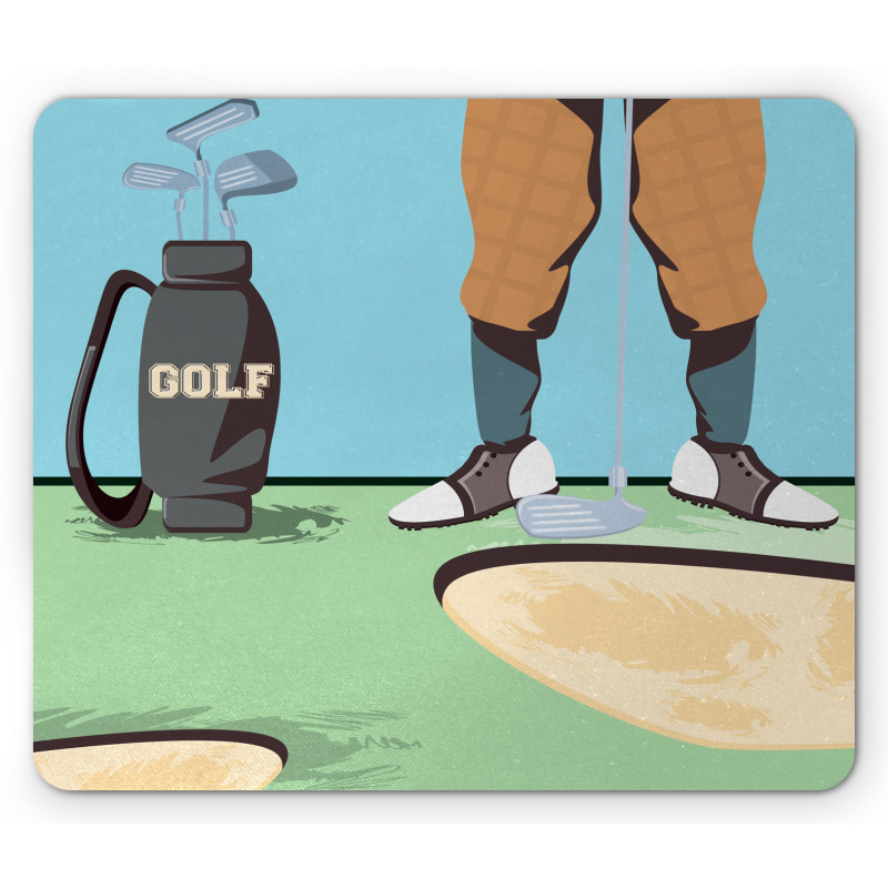 Golfer and Lofter Mouse Pad