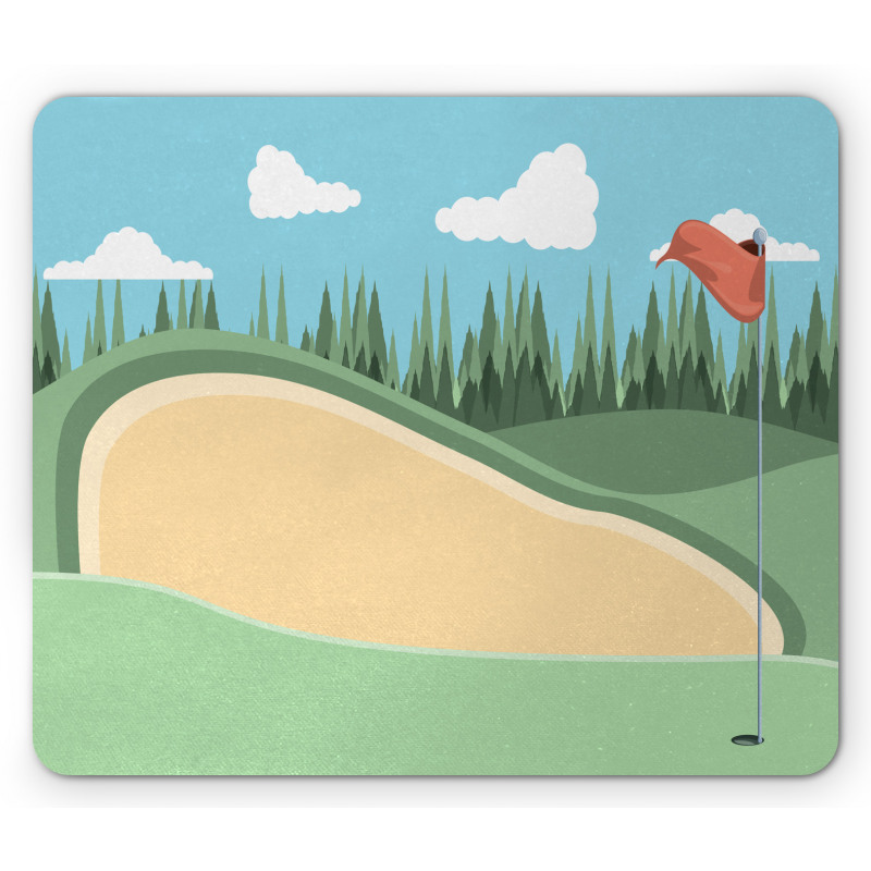 Sand Grassy Field Mouse Pad