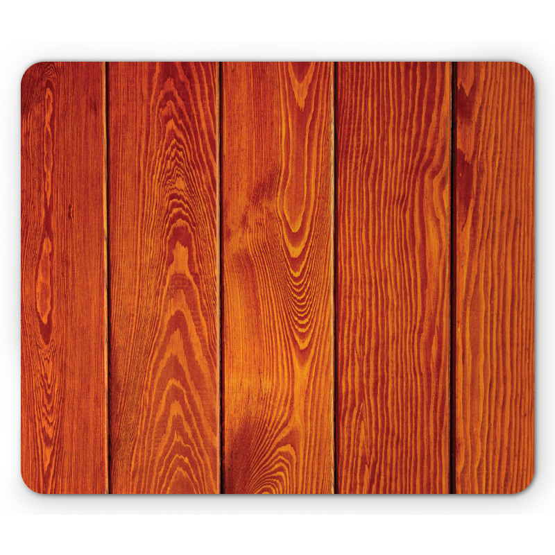 Wood Timber Floor Orange Mouse Pad