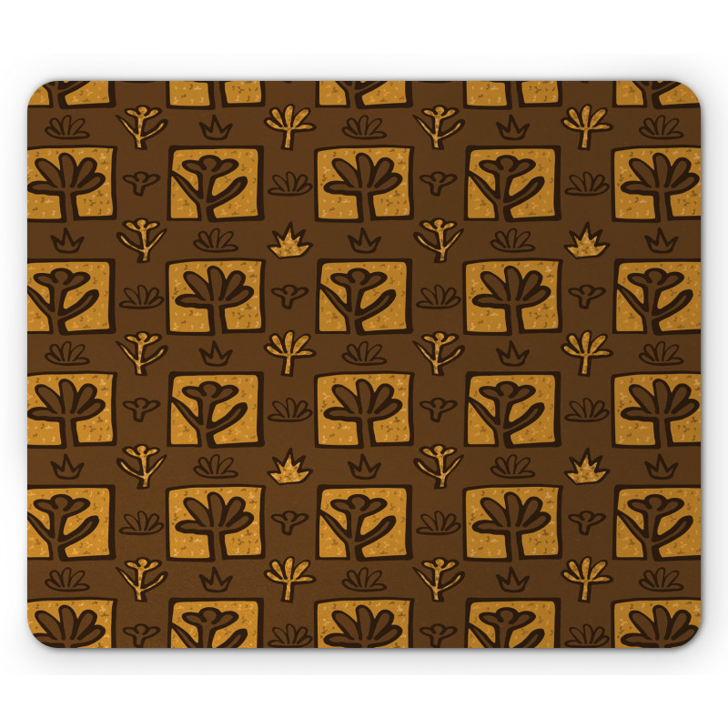 Abstract Nature Botany Mouse Pad