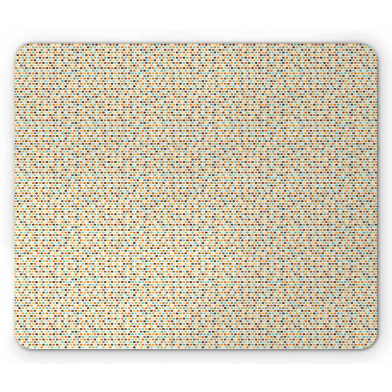 Colorful Polka Dots Mouse Pad