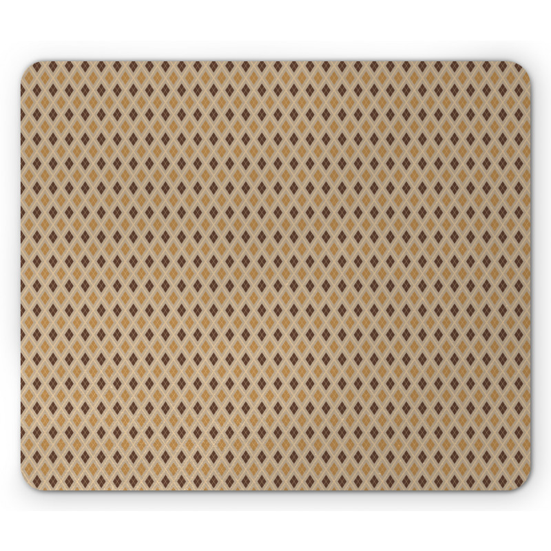 Classical Argyle Inspired Mouse Pad