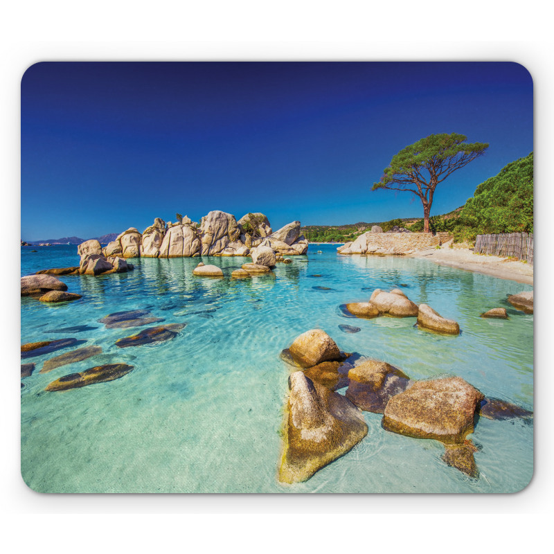 Beach and Clear Ocean Mouse Pad