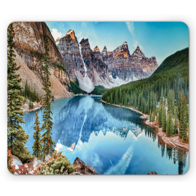 Moraine Lake Panorama Mouse Pad