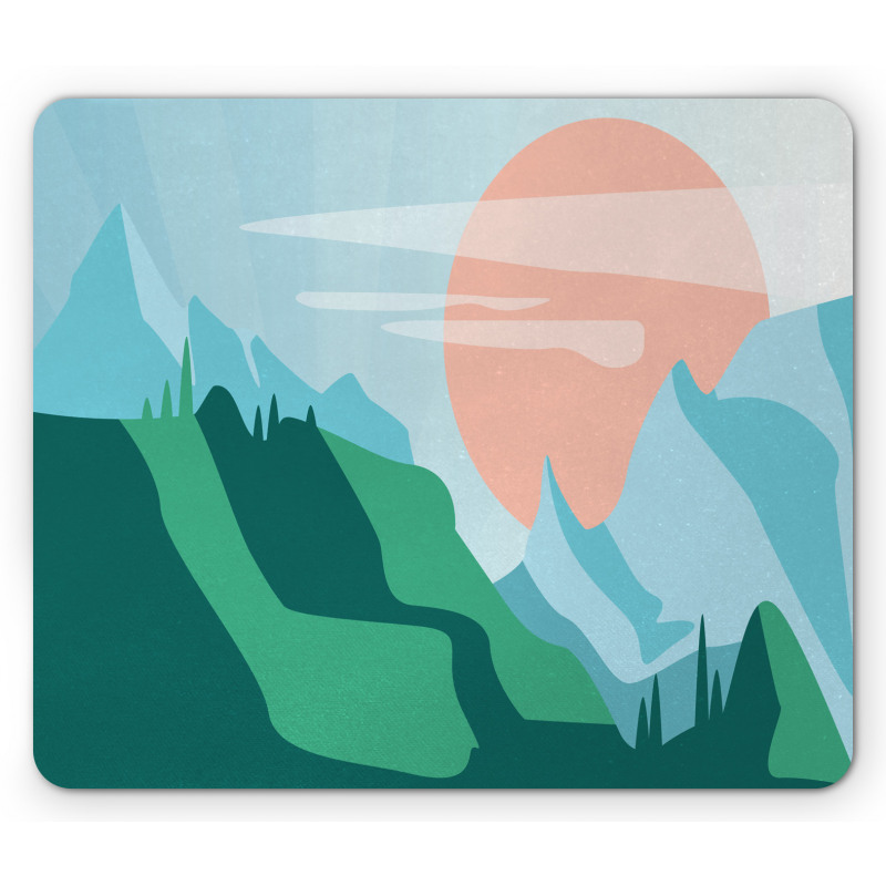 Pastel Art Landscape Mouse Pad