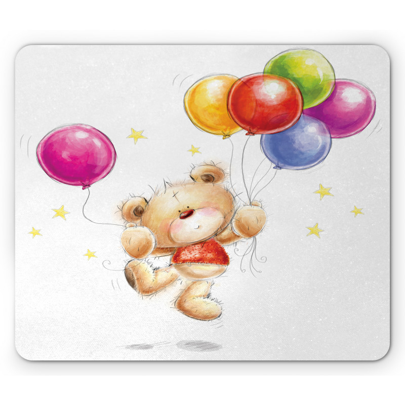 Teddy Bear with Baloon Mouse Pad