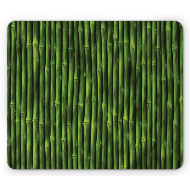 Tropical Bamboo Stems Mouse Pad