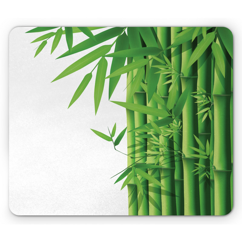 Modern Bamboos Stems Mouse Pad