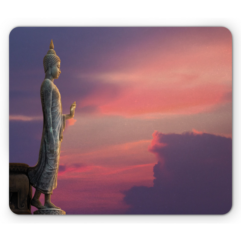 Magical Sunset Scene Mouse Pad