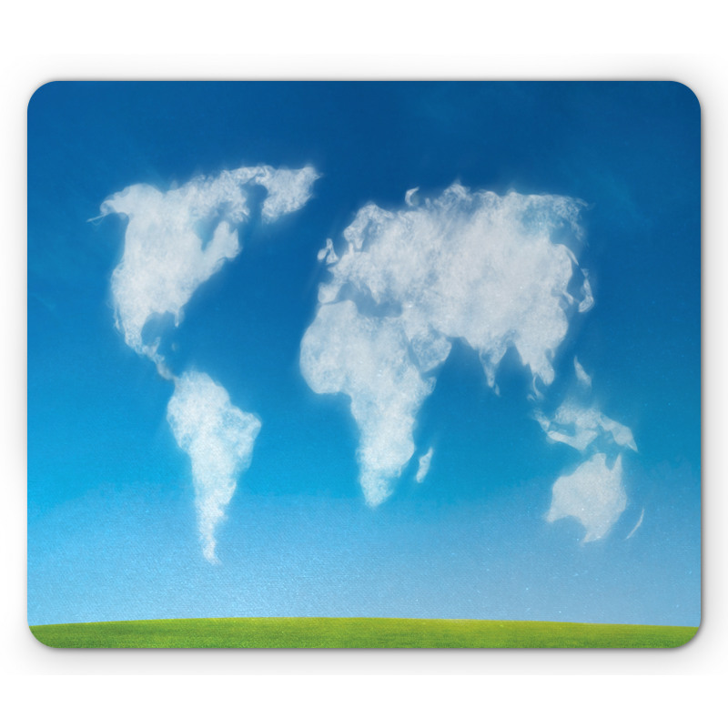 Colored Clouds in Sky Mouse Pad