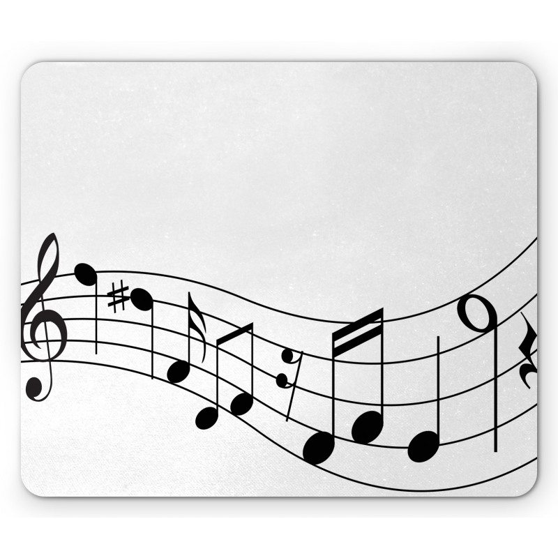 Graphic Design of Sounds Mouse Pad