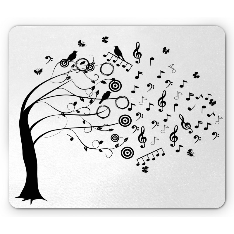 Flowing Motifs Birds Mouse Pad