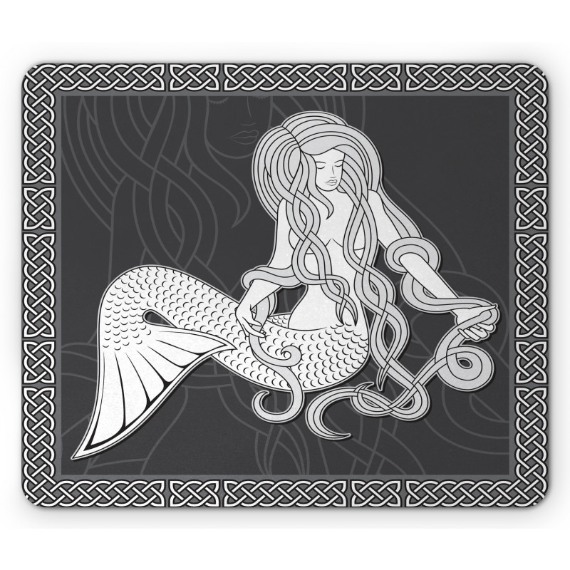 Retro Celtic Borders Mouse Pad