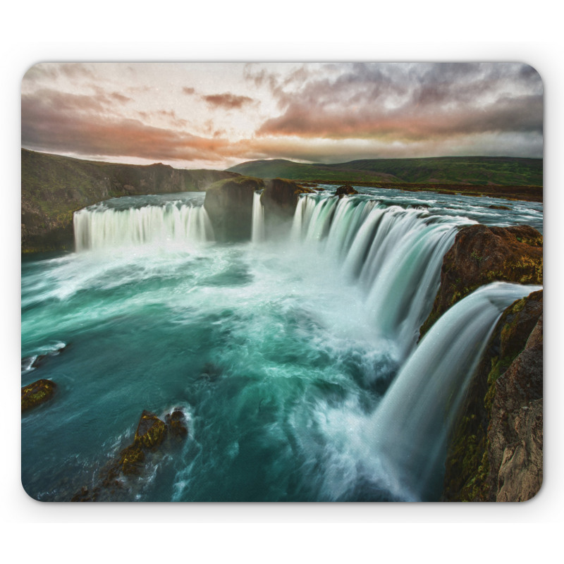 Wild Nature Waterfall Mouse Pad