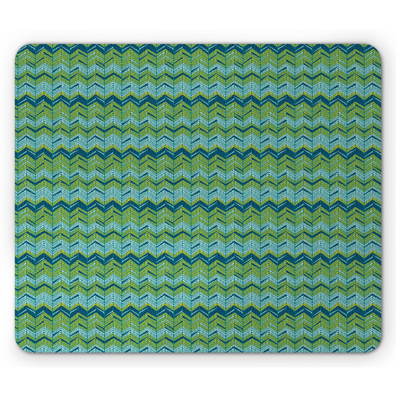 Abstract Wavy Branch Mouse Pad