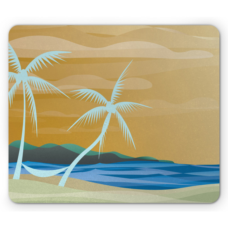 Sandy Exotic Beach Mouse Pad