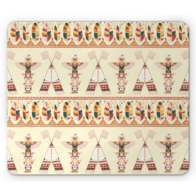 Bohemian Icons Mouse Pad