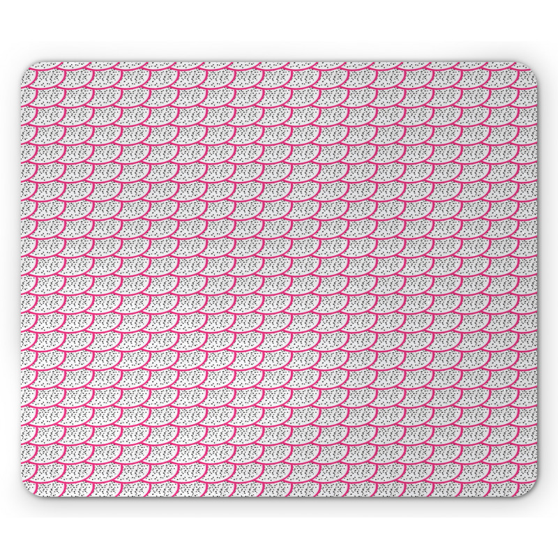 Overlapped Pitaya Art Mouse Pad