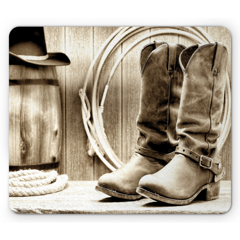 Wild Vintage Rodeo Mouse Pad