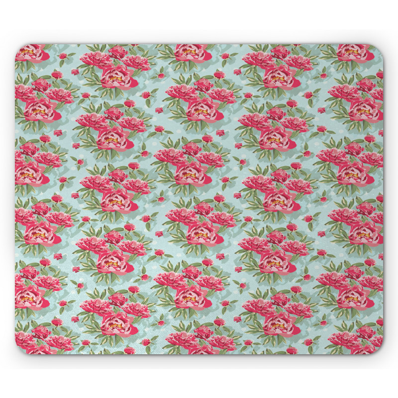 Blooming Vintage Garden Art Mouse Pad