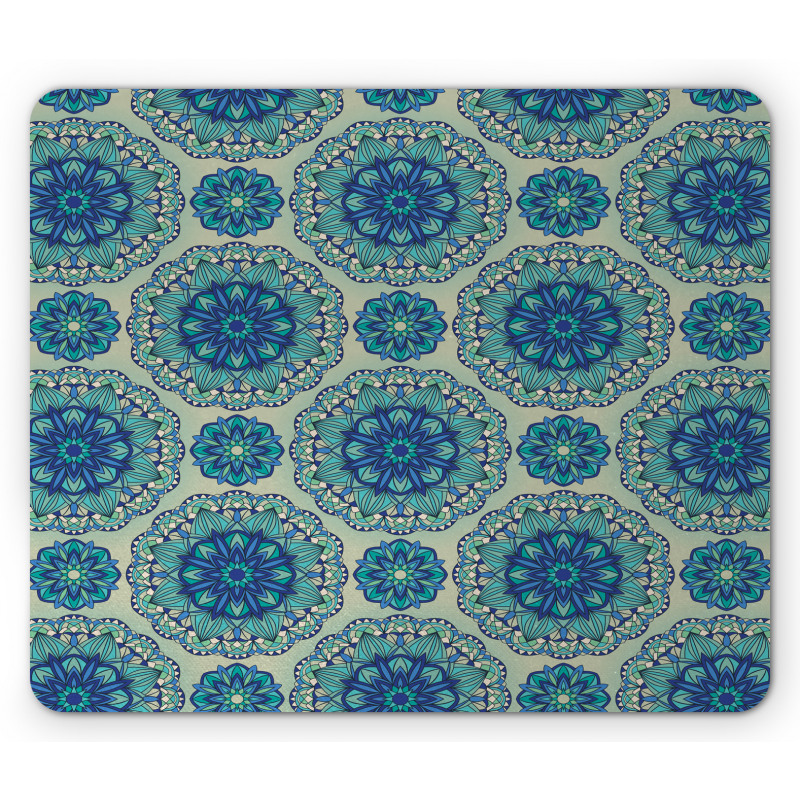 Floral Ornamental Details Mouse Pad