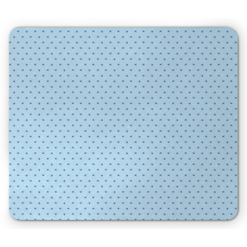 Minimal Style Tiny Swallows Mouse Pad